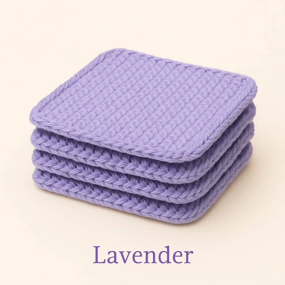 Crochet Washcloth - Handmade Cotton Cloth for Everyday Use